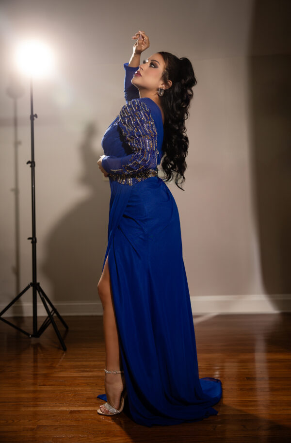 ROYAL BLUE DRESS - Image 6