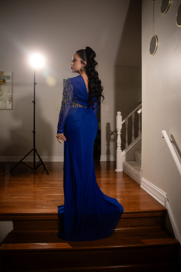 ROYAL BLUE DRESS - Image 3