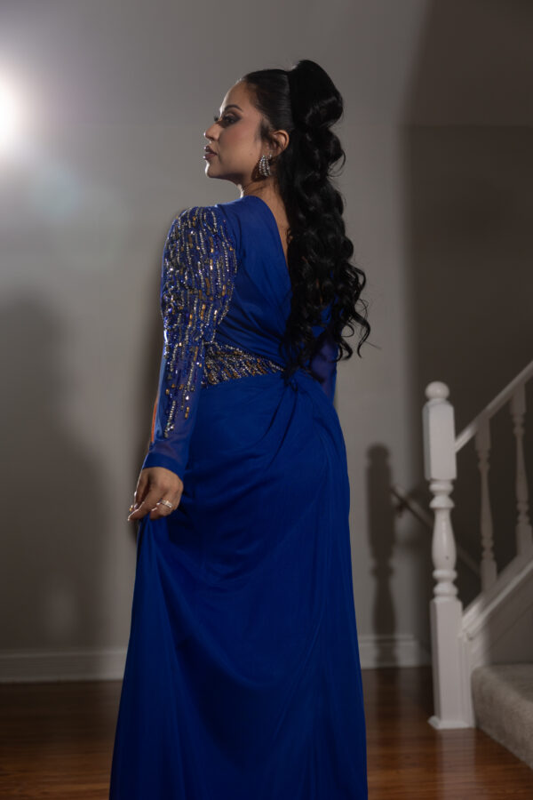 ROYAL BLUE DRESS - Image 5